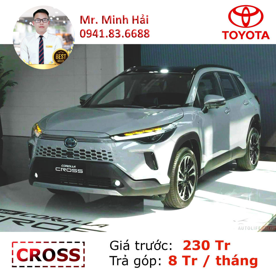 Giá Lăn Bánh Toyota Corolla Cross 2026 Tại Hải Dương Mới Nhất